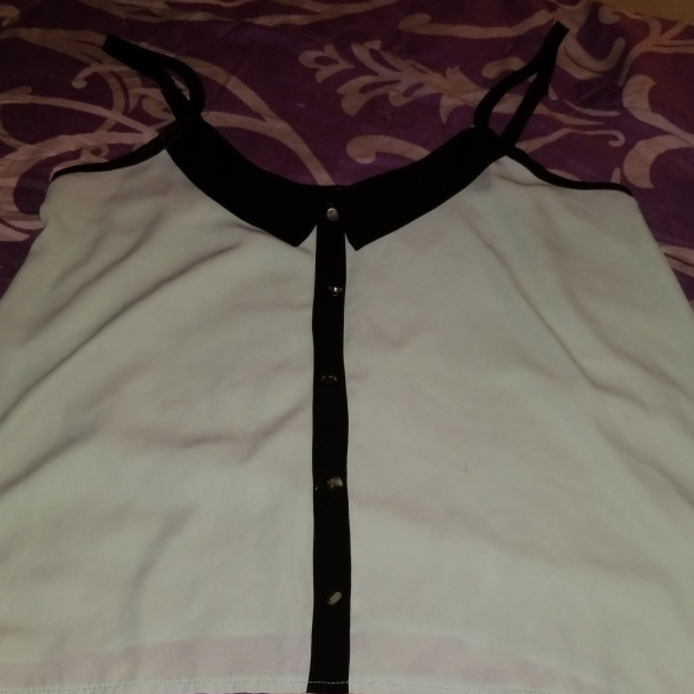 Girl dress shirt color teal/black